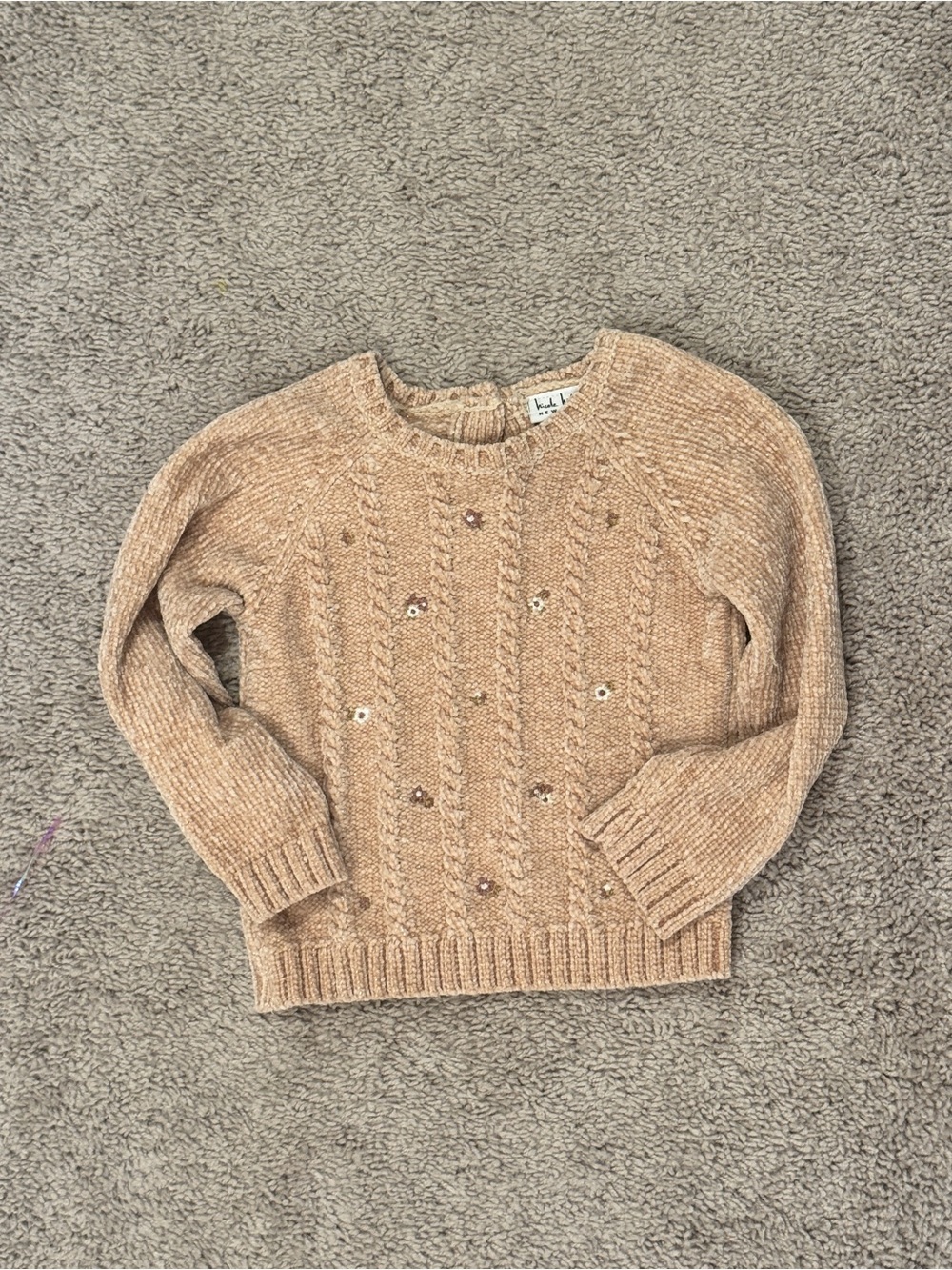 Girls Khaki Sweater